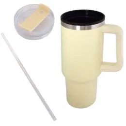 Hydro 1200ml Travel Tumbler Cream Pieces
